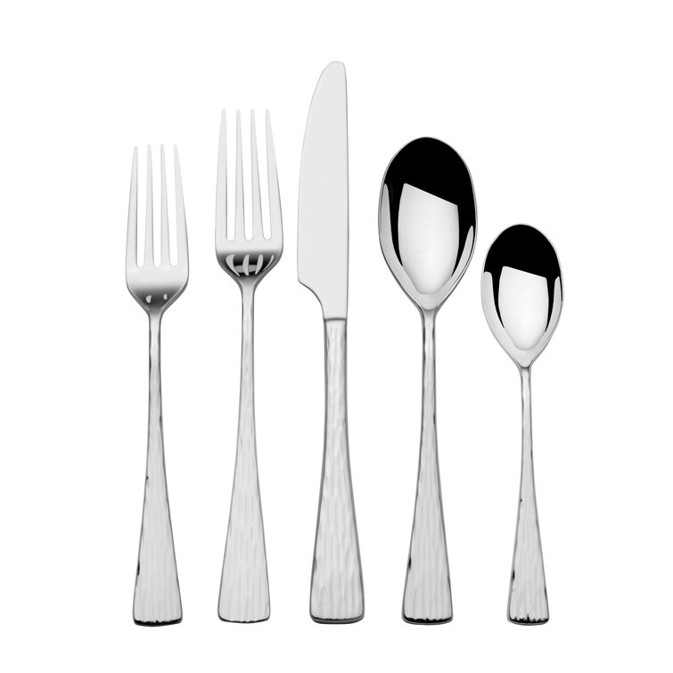 Mikasa Novaro 45-Piece 18/10 Stainless Steel Flatware Set, Service